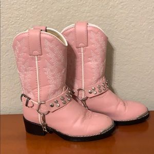 Pink Toddler Cowgirl Boots